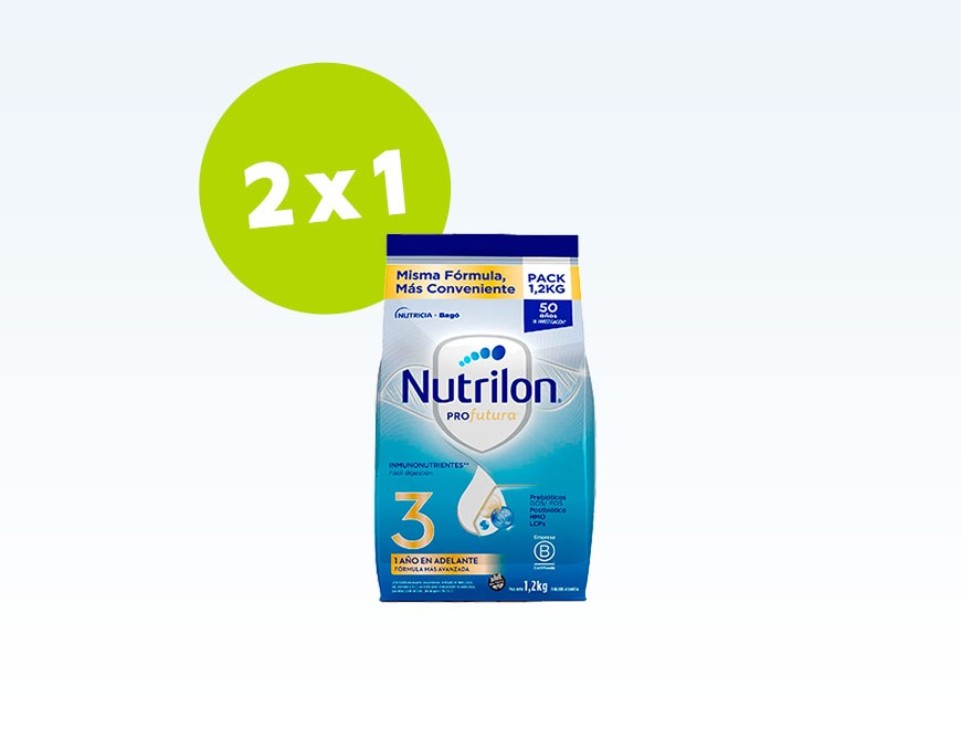 Nutrilon 3 y 4 x 1,2 kg