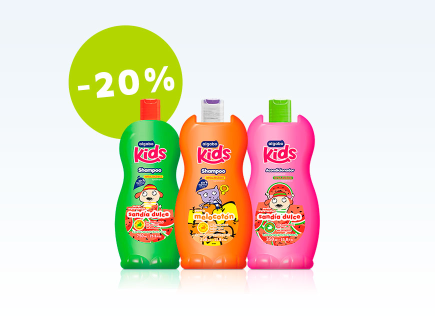 Algabo Shampoo y Acond. Kids