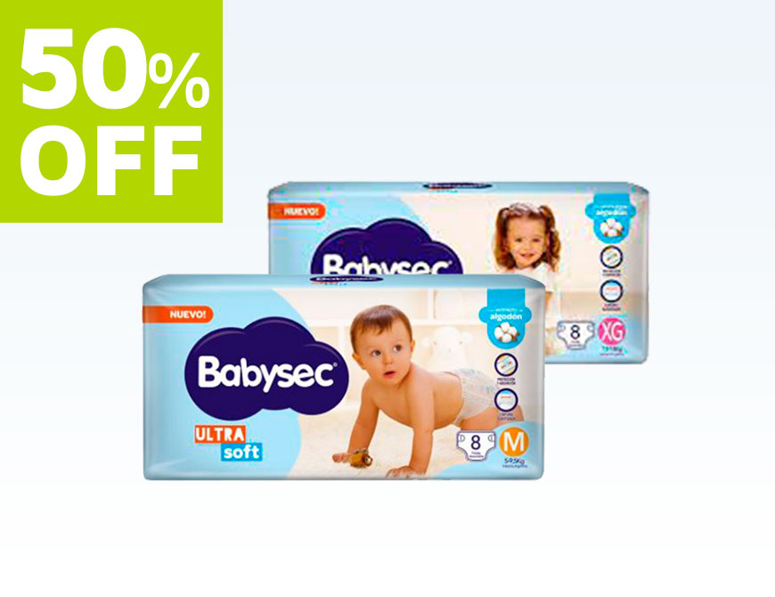 Babysec Ultra Soft Pañales